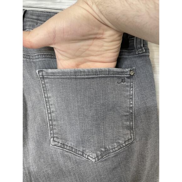 Mavi Jeans Emma Slim Boyfriend Jeans Womens 30/32 Gray Stretch Zip Fly Denim - Picture 8 of 13